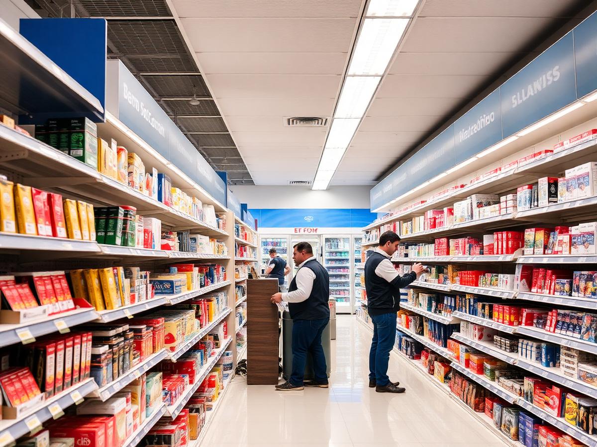 Retail operational environment supported by AJS Interim