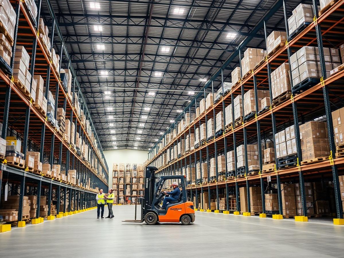 Warehousing operational environment supported by AJS Interim